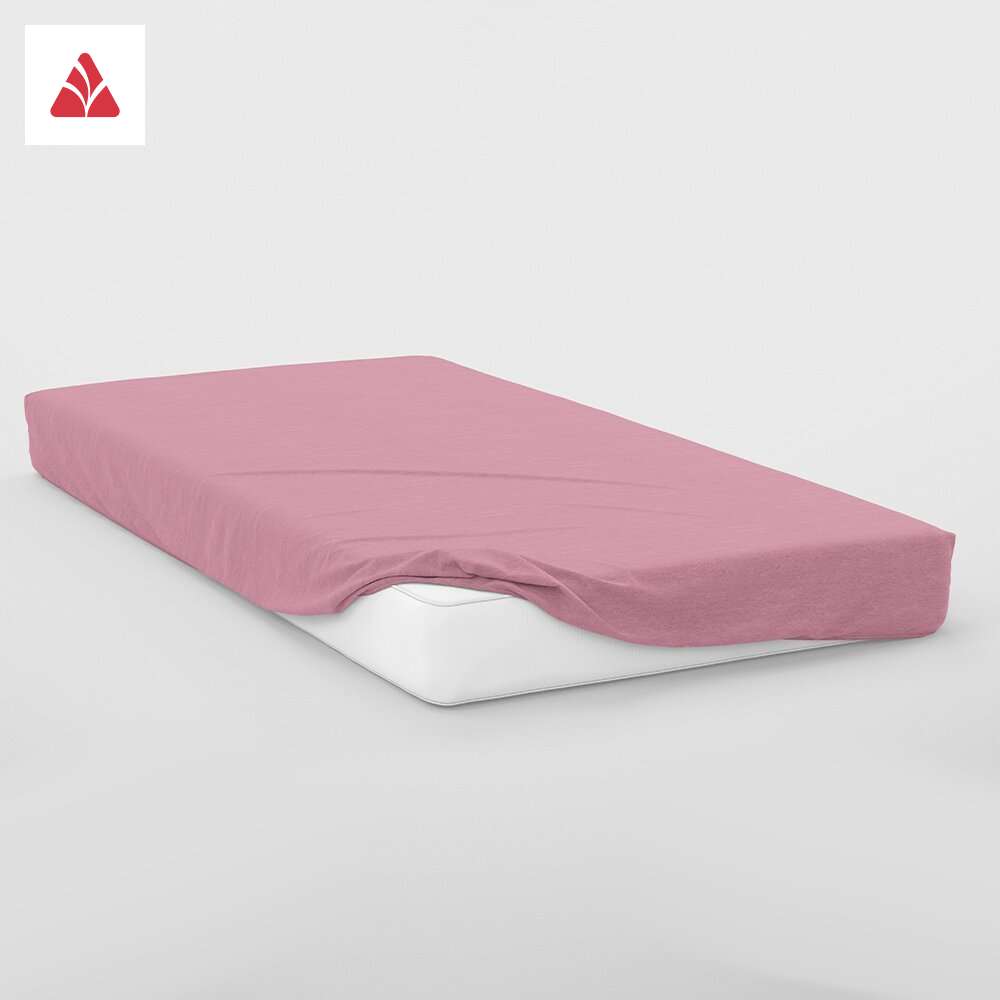 Dušečni čaršav žersej - lastiš roze