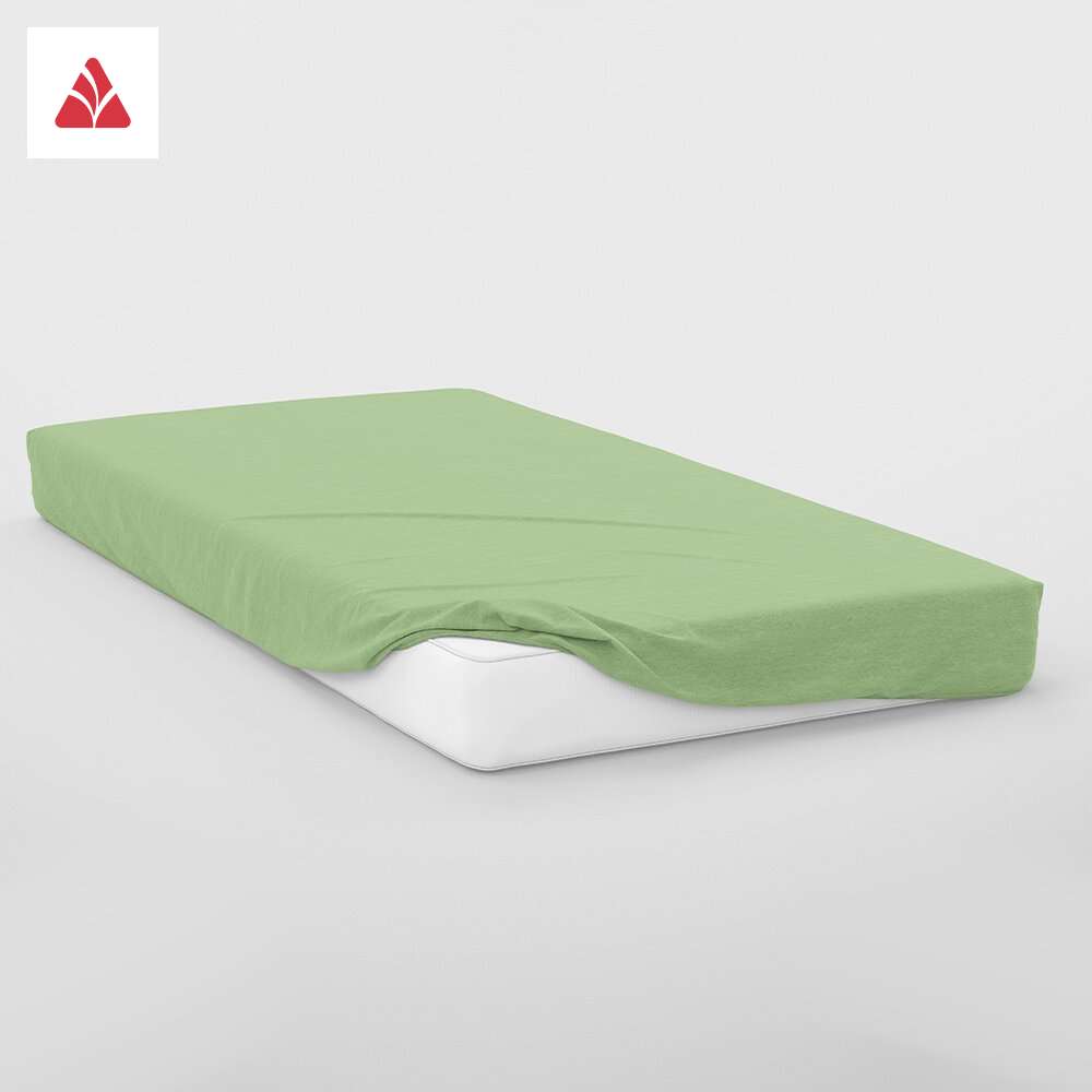 Dušečni čaršav žersej - zelena