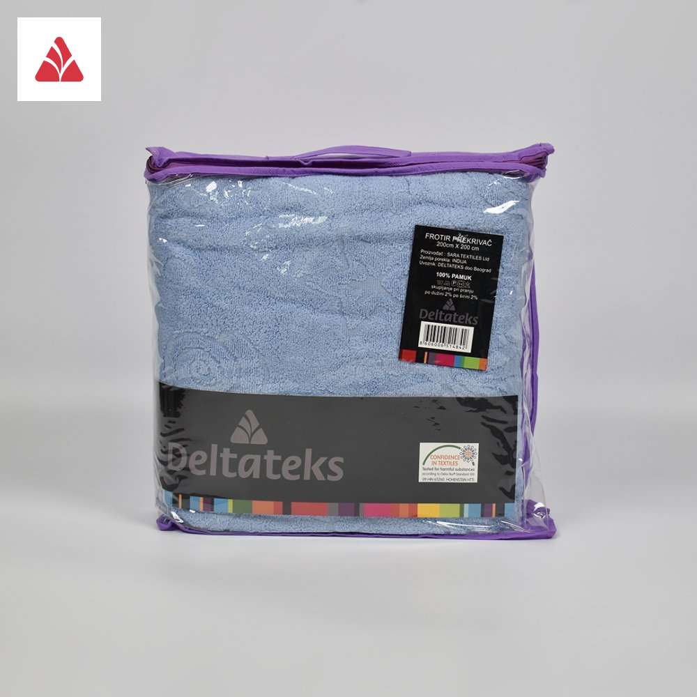 Foritr prekrivač "Školjka" plavi