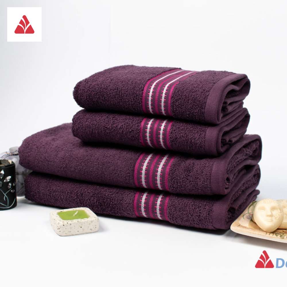 Peškir Damask ljubičasti