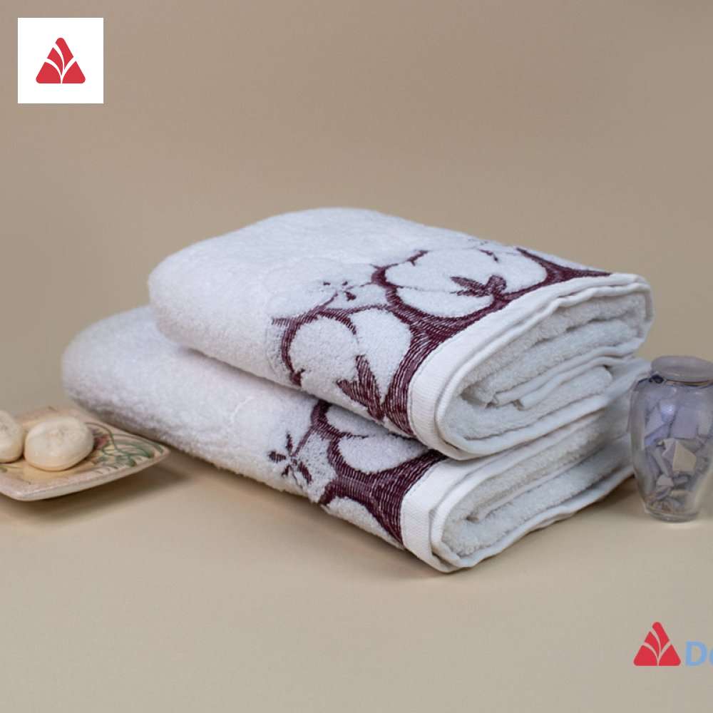 Peškir Gala bela bordo